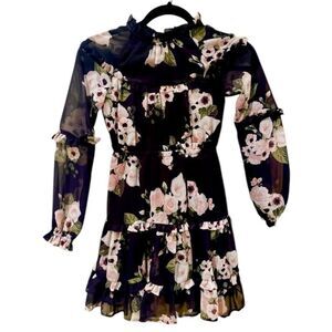 GB Girls Tiered Floral Dress Size Small (size 7)